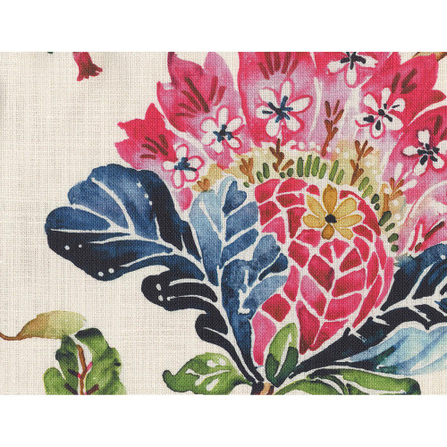 Hamilton Fabrics Plantation Multi Jacobean Floral