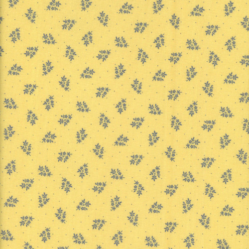 Marcus Fabrics Woof and Warp Sheryl Johnson Maize Yellow Bouquet