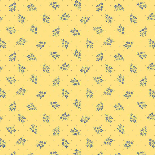 Marcus Fabrics Woof and Warp Sheryl Johnson Maize Yellow Bouquet