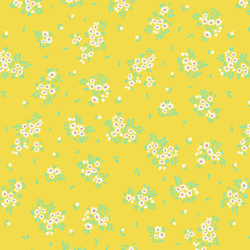 FreeSpirit Fabrics True Colors Tula Pink What a Ditz Buttercup Yellow