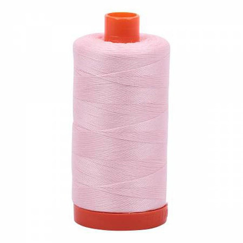 Aurifil Cotton Mako Thread 50 Weight 1422 Yards Pale Pink