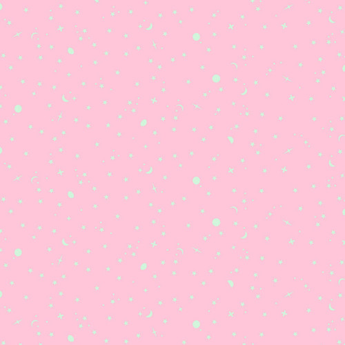 FreeSpirit Fabrics True Colors Tula Pink Space Sprinkles Piglet Pink