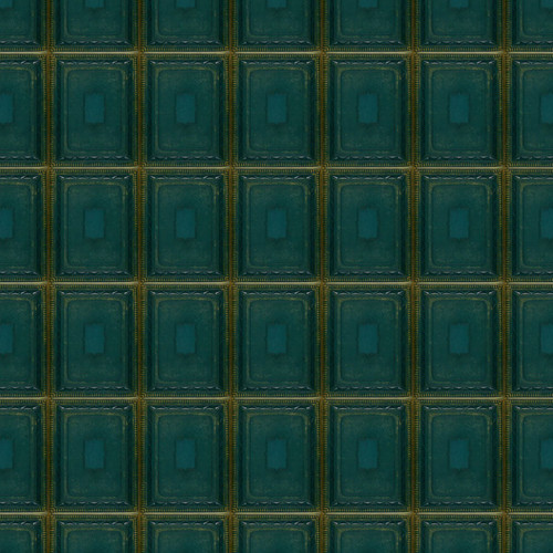 FreeSpirit Fabrics Teal Palette by Tim Holtz Teal Blue Tiles