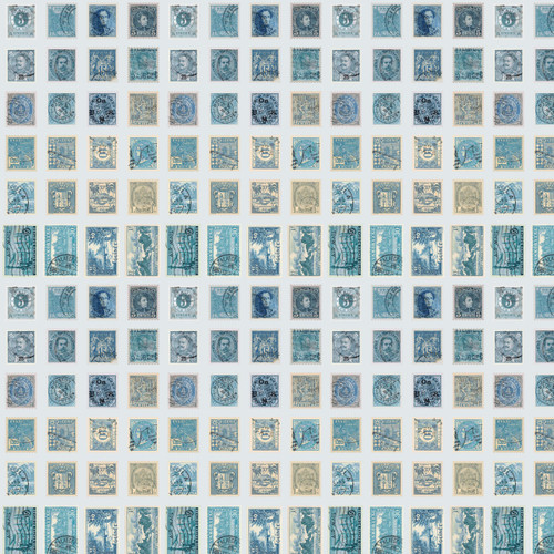 FreeSpirit Fabrics Blue Palette by Tim Holtz Blue Stamps Blue