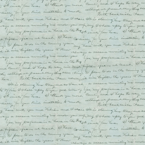 FreeSpirit Fabrics Blue Palette by Tim Holtz Blue Script Blue