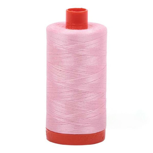 Aurifil Cotton Mako Thread 50 Weight 1422 Yards Baby Pink