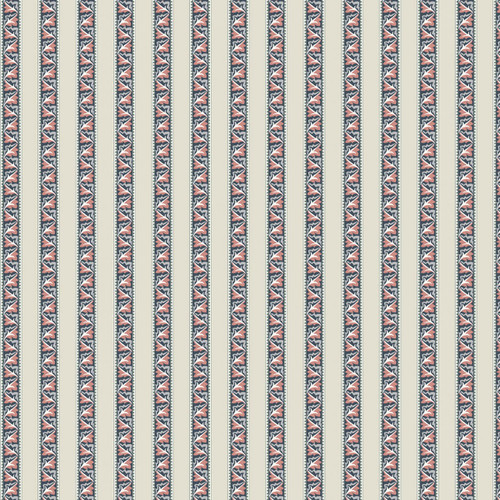 FreeSpirit Fabrics Red House by William Morris & Co. Red Car Stripe River