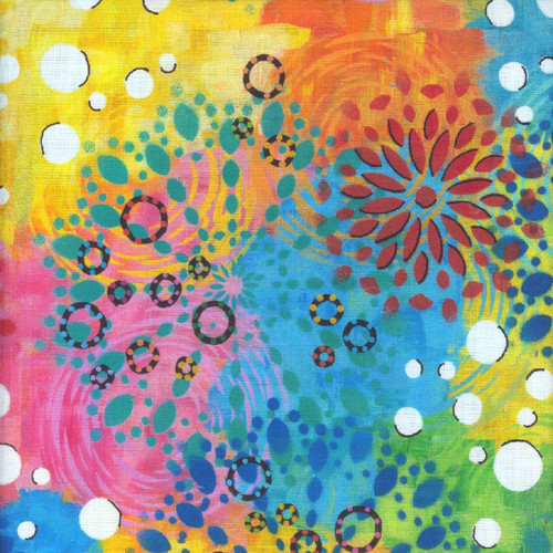 FreeSpirit Fabrics Soda Pop by Sue Penn Bubbly Multi