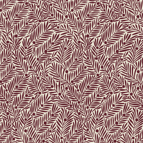 FreeSpirit Fabrics Oxford Holiday Collection by William Morris & Co Yew & Aril Berry