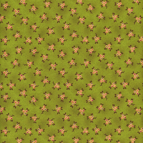 Henry Glass Fabrics Quiet Grace Kim Diehl Berry Springs Kiwi