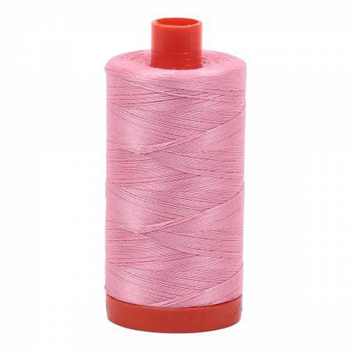 Aurifil Cotton Mako Thread 50 Weight 1422 Yards Bright Pink