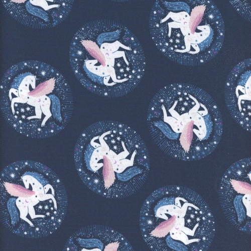 Dear Stella Fabrics Stargazer Midnight My Bubble