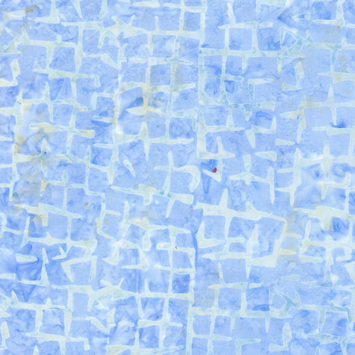 Timeless Treasures Fabrics Pastel Tonga Batiks Ocean Broken Grid