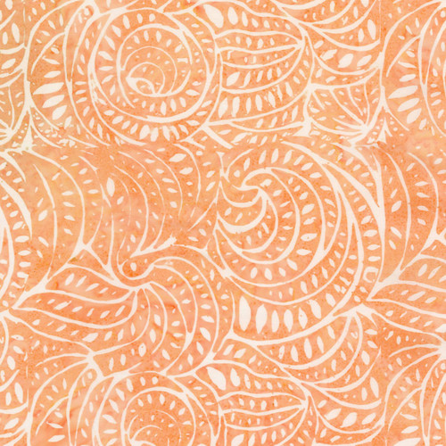 Timeless Treasures Fabrics Pastel Tonga Batiks Coral Pea