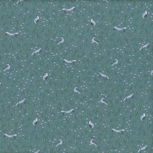 Dear Stella Fabrics Forest Fable Pine Foxy