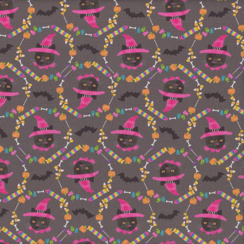 Dear Stella Fabrics Dead End Pammie Jane Slate Omg Treats