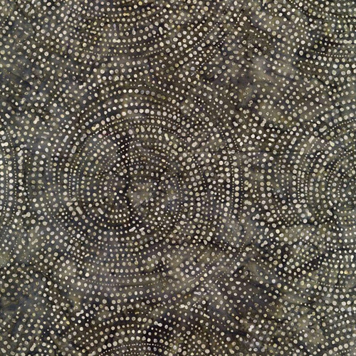 Timeless Treasures Fabrics Amber Tonga Batiks Truffle Dotty Spiral