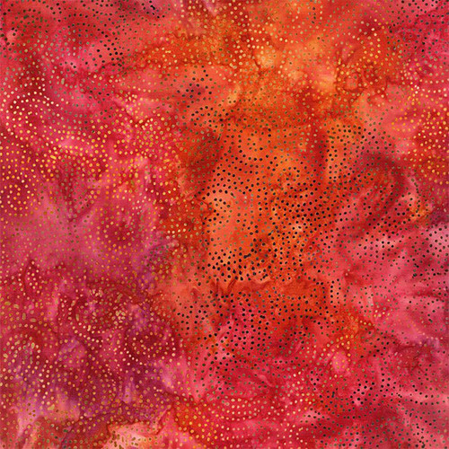 Timeless Treasures Fabrics Forest Floor Tonga Batiks Flame Cosmic Sky