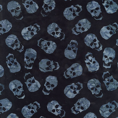 Timeless Treasures Fabrics Haunted Tonga Batiks Wicked Scary Skulls