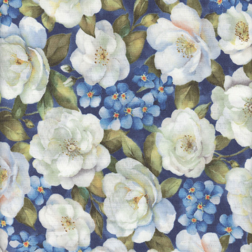 Wilmington Prints Blue Harmony Nancy Mink Light Blue Green Packed