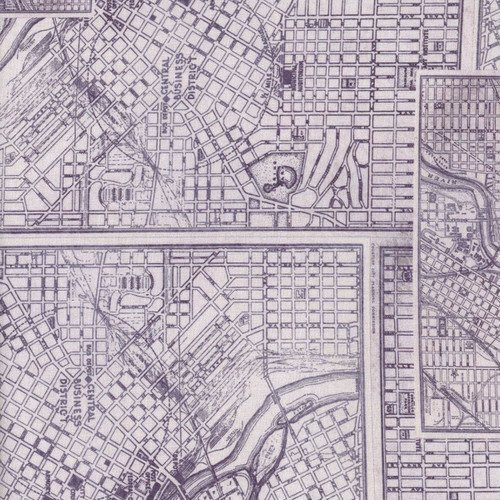 FreeSpirit Fabrics Purple Palette by Tim Holtz Eclectic Elements Purple Map Purple