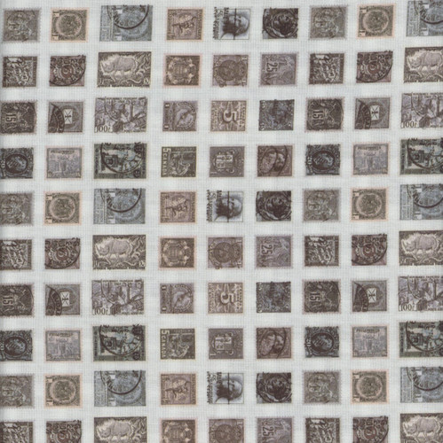 FreeSpirit Fabrics Charcoal Palette by Tim Holtz Eclectic Elements Charcoal Stamps Charcoal