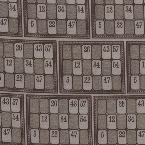 FreeSpirit Fabrics Charcoal Palette by Tim Holtz Eclectic Elements Charcoal Numbers Charcoal