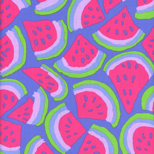 FreeSpirit Fabrics Kaffe Fassett Collective August 2025 by Brandon Mably Slice Blue