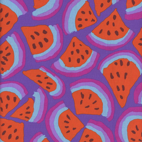FreeSpirit Fabrics Kaffe Fassett Collective August 2025 by Brandon Mably Slice Purple