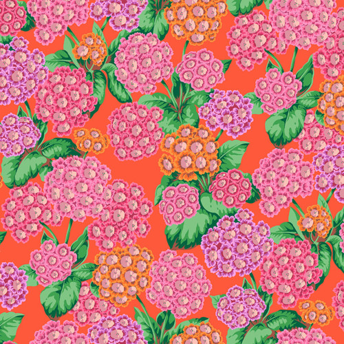 FreeSpirit Fabrics Kaffe Fassett Collective August 2025 by Philip Jacobs Alpines Red
