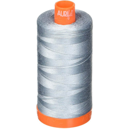 Aurifil Cotton Mako Thread 50 Weight 1422 Yards Light Blue Grey