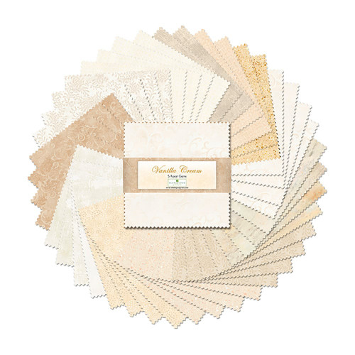 Wilmington Prints Essential Gems 5 Karat Gems Five Inch Charms Vanilla Cream