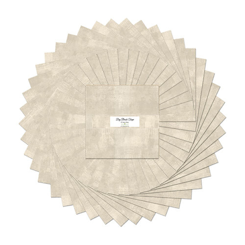 Wilmington Prints Essential Gems 10 Karat Gems Ten Inch Layer Cake Dry Brush Taupe