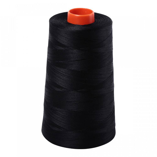 Aurifil Thread Long Arm Cone 50 wt Cotton 2692 Black 6452 yards