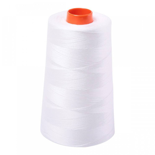 Aurifil Thread Long Arm Cone 50 wt Cotton 2021 White 6452 yards