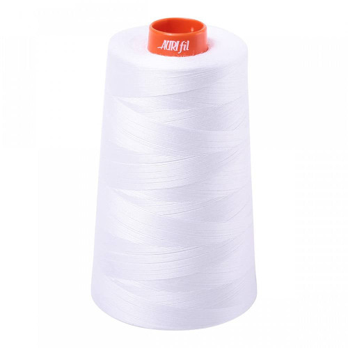 Aurifil Thread Long Arm Cone of thread 50 wt Cotton 2024 White 6452 yards