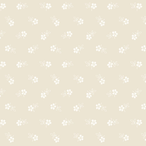 Benartex Fabrics Classic Keepsakes Cream Daisy Garden Ecru