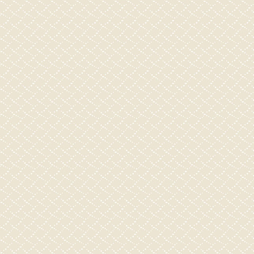 Benartex Fabrics Classic Keepsakes Cream Criss Cross Dots Ecru
