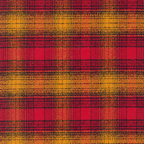 Robert Kaufman Fabrics Mammoth Flannel Cayenne Ombre Plaid