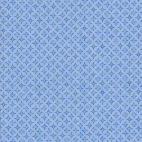 In The Beginning Fabrics Periwinkle Spring Garden Foulard Blue