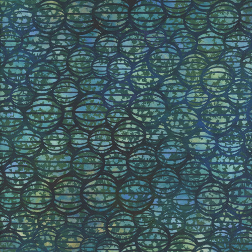 In The Beginning Fabrics Allure Jason Yenter Blue Paper Lanterns
