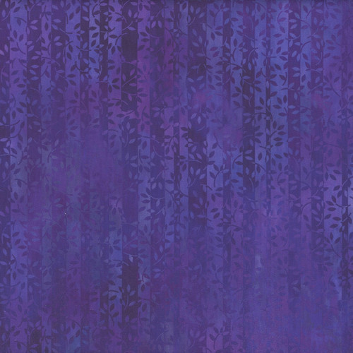 In The Beginning Fabrics Allure Jason Yenter Purple Climbing Vine Stripe