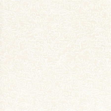 Wilmington White on White Flourish Embellishment