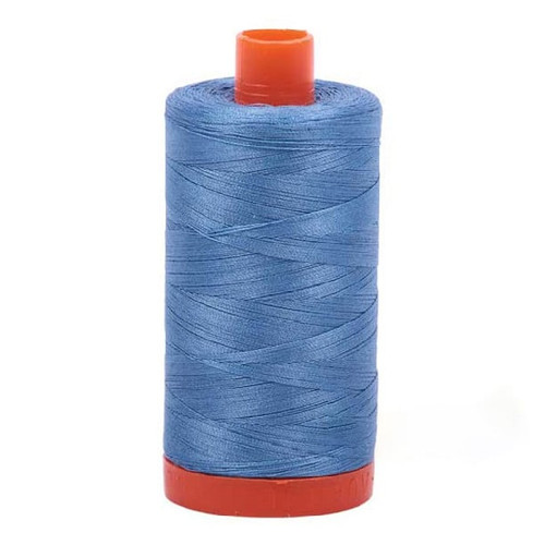 Aurifil Cotton Mako Thread 50 Weight 1422 Yards Light Wedgewood