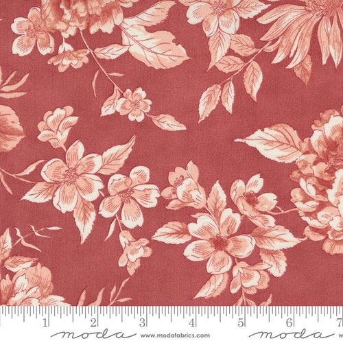 Moda Fabrics Sandalwood 3 Sisters Cream Floral 108 Inch Wide Quilt Back