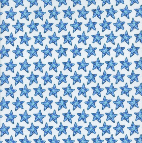 In the Beginning Fabrics Wonders of the Ocean Blue Starfish