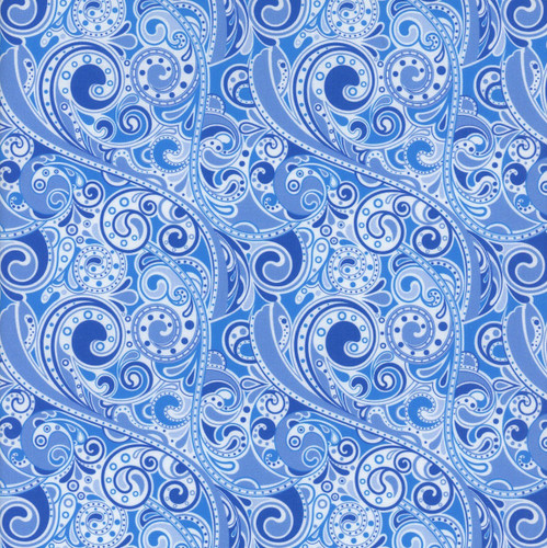 In the Beginning Fabrics Wonders of the Ocean Style Ocean Paisley