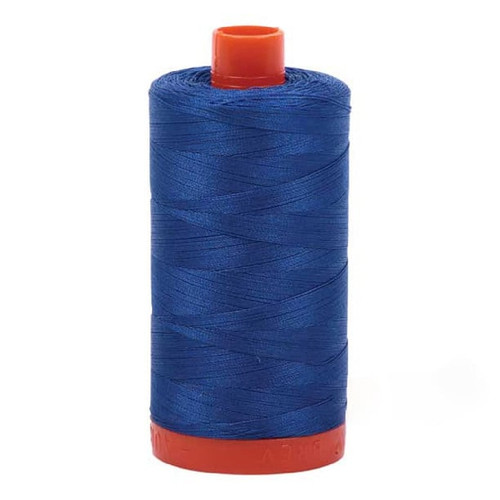 Aurifil Cotton Mako Thread 50 Weight 1422 Yards Medium Blue