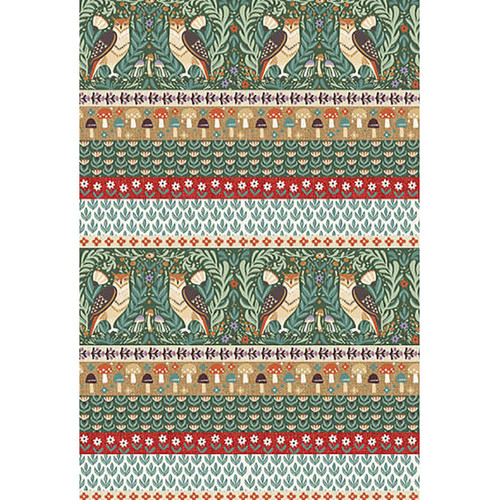 Benartex Cottage Core Jessica Flick Cottage Core Stripe Multi