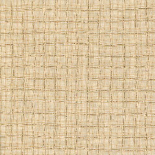Benartex Autumn Breeze Nancy Halvorsen Rambling Plaid Cream